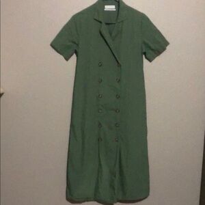 UrbanOutfitters Cotton SHIRTDRESS Double Breasted EUC